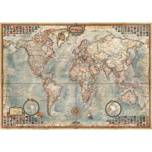 Puzzle Educa El Mundo, Carte politique de 1500 pièces