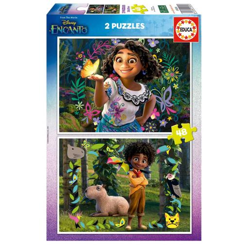 Puzzle Educa Encanto de 2 x 48 Piezas