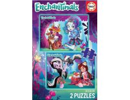 Puzzle Educa Enchantimals de 2 x 20 Piezas