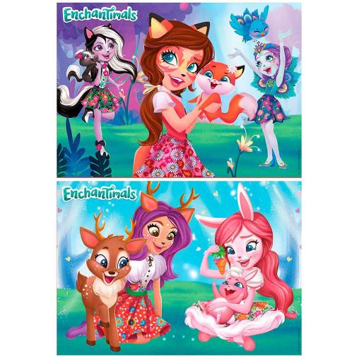 Puzzle Educa Enchantimals de 2 x 48 Piezas