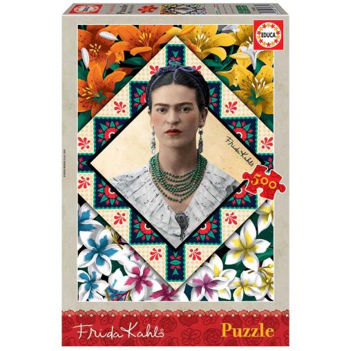 Puzzle Educa Frida Kahlo de 500 Piezas