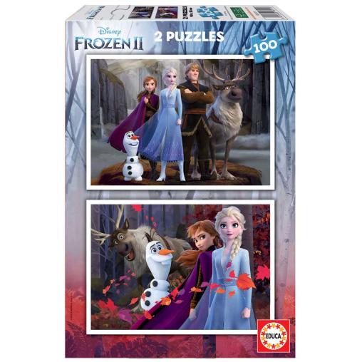 Puzzle Educa Frozen 2 de 2 x 100 Piezas