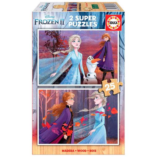 Puzzle Educa Frozen 2 de 2 x 25 Piezas