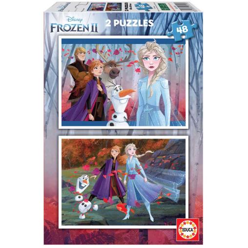 Puzzle Educa Frozen 2 de 2 x 48 Piezas