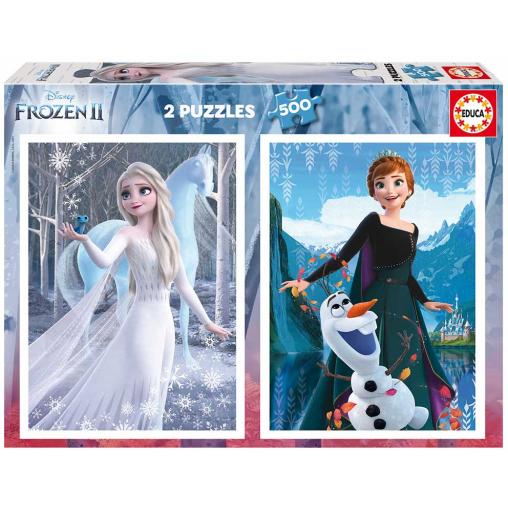 Puzzle Educa Frozen 2 de 2 x 500 Piezas