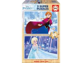 Puzzle Educa Frozen 2 x 25 Piezas Madera