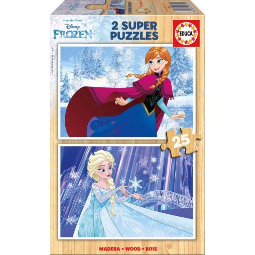 Puzzle Educa Frozen 2 x 25 Piezas Madera