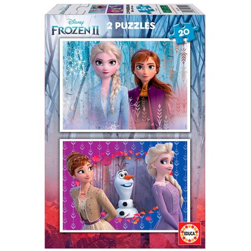 Puzzle Educa Frozen 2 de 2 x 20 Piezas