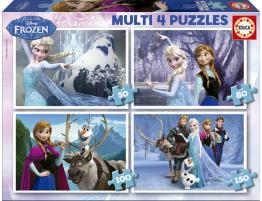 Educa La Reine des Neiges Multi Progressif Puzzle 50+80+100+150