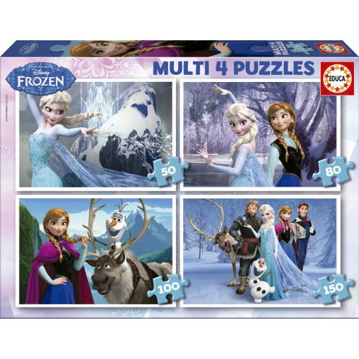 Educa La Reine des Neiges Multi Progressif Puzzle 50+80+100+150