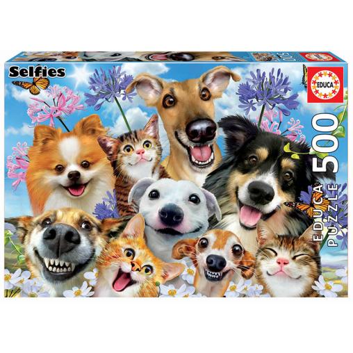 Puzzle Educa Fun in the Sun, Selfie de 500 Piezas