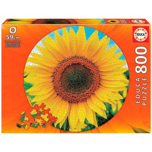 Puzzle Educa Redondo Girasol de 800 Piezas