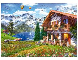 Puzzle Educa Hogar en los Alpes de 4000 Piezas