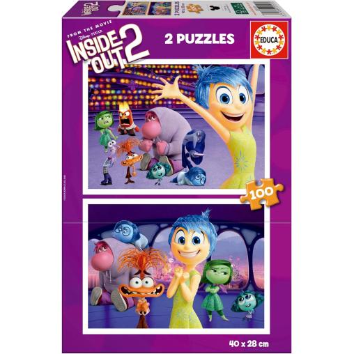 Puzzle Educa Inside Out (Del Revés) 2 de 2 x 100 Piezas