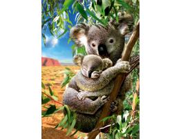 Puzzle Educa Koala con su Cachorro de 500 Piezas