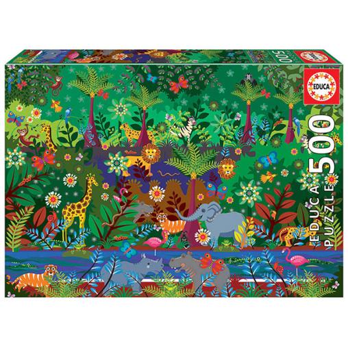 Puzzle Educa La Jungla de 500 Piezas