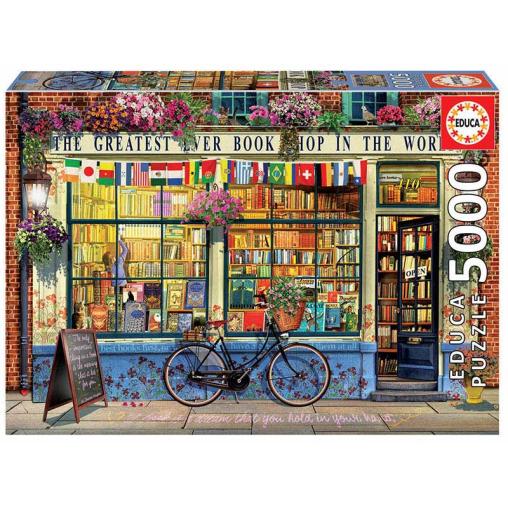 Puzzle Educa La Mejor Librería del Mundo de 5000 Piezas