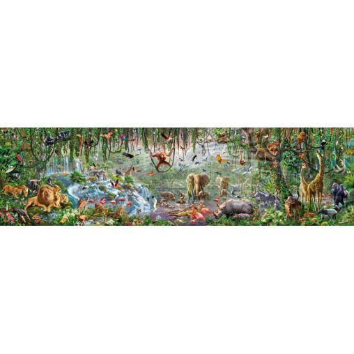 Puzzle Educa La vie sauvage de la jungle 33600 pièces