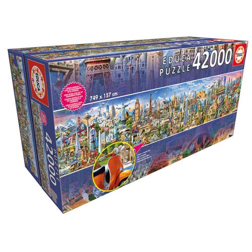 Puzzle Educa La Vuelta al Mundo 42000 Piezas