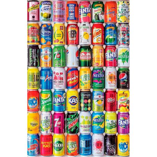 Puzzle Educa Latas 2 (Piezas Miniatura) de 1000 Piezas