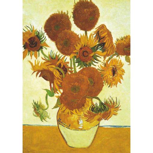 Puzzle Educa Los Girasoles y Terraza de Noche,V.V.Gogh de 2x100