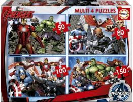 Puzzle Educa The Avengers Multi Progressif 50+80+100+150