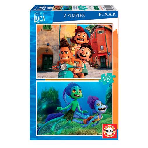 Puzzle Educa Luca Disney de 2 x 100 Piezas