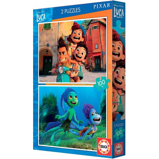 Puzzle Educa Luca Disney de 2 x 100 Piezas