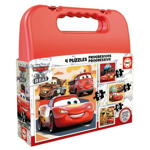 Puzzle Educa Maleta Progresiva Cars