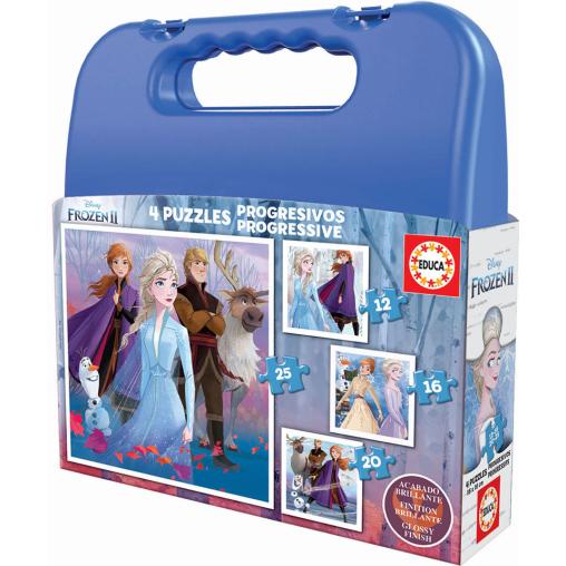 Puzzle Educa Maleta Progresiva Frozen 2