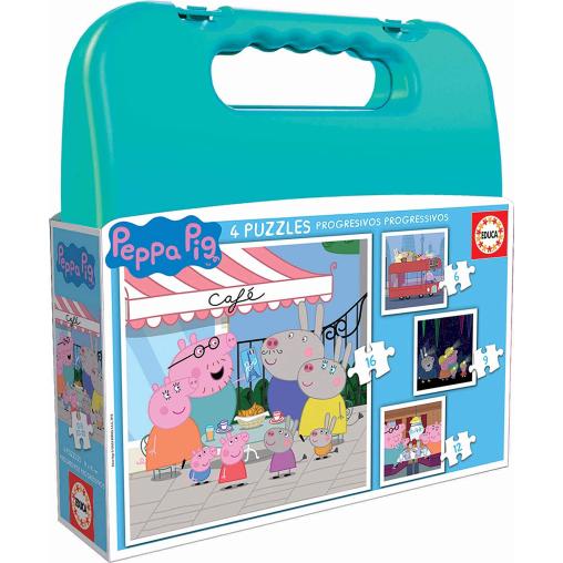 Puzzle Educa Maleta Progresiva Peppa Pig