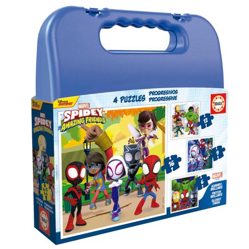 Puzzle Educa Maleta Progresiva Spidey