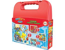 Puzzle Educa Maleta Progresivos Superthings 12-16-20-25