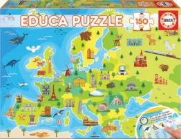 Puzzle Educa Mapa de Europa de 150 Piezas