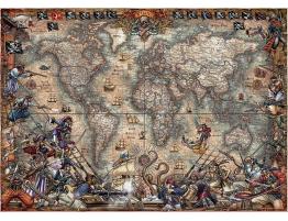 Puzzle Educa Mapa de Piratas de 2000 Piezas