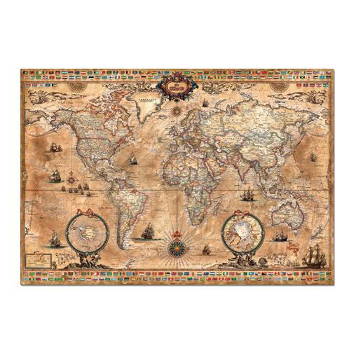 Puzzle carte du monde Educa 1000 pièces