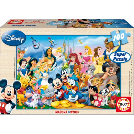 Educa Monde merveilleux Disney Puzzle 100 pièces