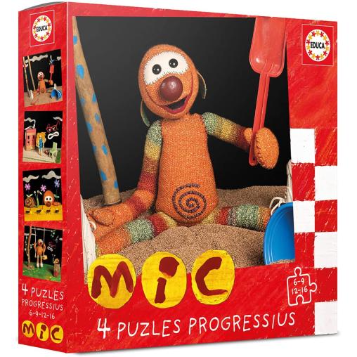 Puzzle Educa Mic Progresivo de 6+9+12+16 Piezas