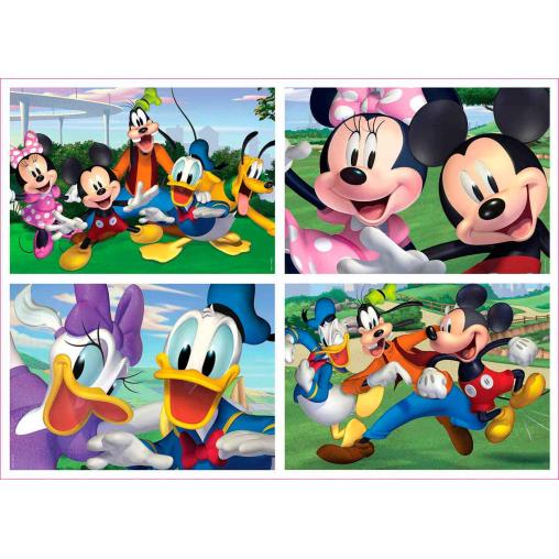 Puzzle Educa Mickey y Sus Amigos Progresivo 20+40+60+80 pzs