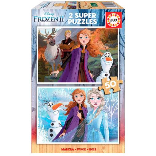 Puzzle Educa Frozen 2 de 2 x 50 Piezas