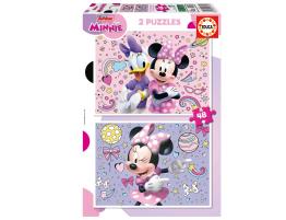 Puzzle Educa Minnie de 2 x 48 Piezas