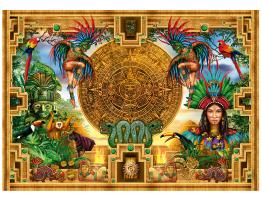 Puzzle Educa Montaje Azteca Maya de 2000 Piezas