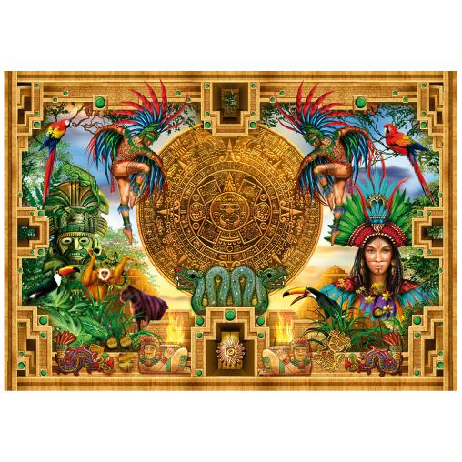 Puzzle Educa Montaje Azteca Maya de 2000 Piezas