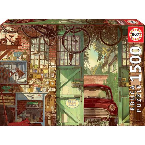 Puzzle Educa Old Garage, El Viejo Garaje de 1500 Piezas