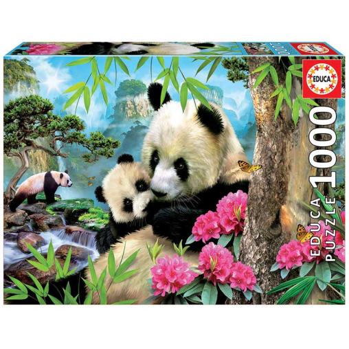 Puzzle Educa Osos Pandas de 1000 Piezas