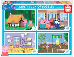 Puzzle Educa Peppa Pig Multi Progresivo 20+40+60+80 pzs