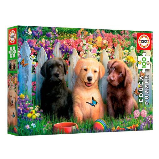 Puzzle Educa Perritos de 100 Piezas