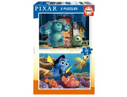 Puzzle Educa Pixar de 2 x 20 Piezas