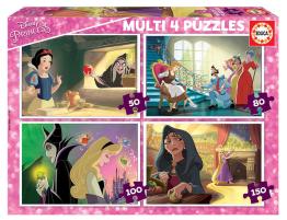 Puzzle Educa Princesa y Villanas Multi Progresivo 50+80+100+150