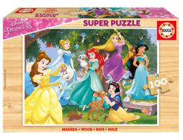 Puzzle Educa Princesas Disney de 100 Piezas Madera